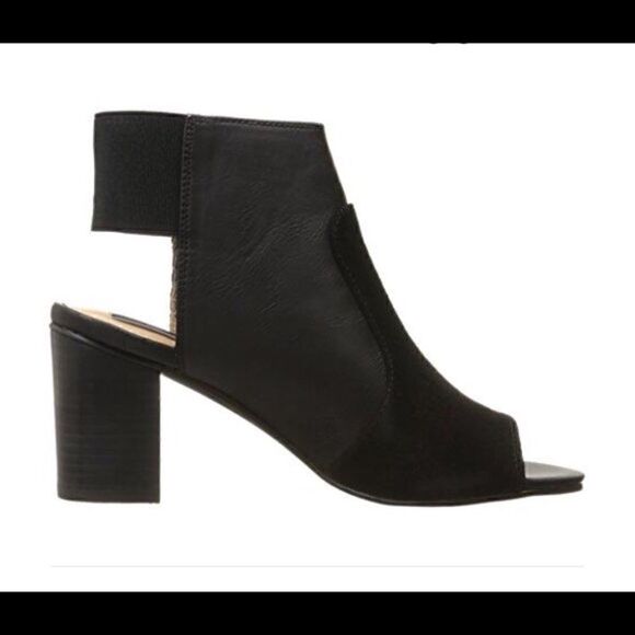 Kensie“Evanna”suede peep toe ankle booties 8.5 - Picture 7 of 8